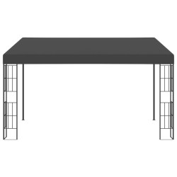 Belvédère mural 3x4 m Anthracite Tissu 