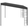 Belvédère mural 3x4 m Anthracite Tissu 