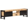 Meuble TV 140x30x40 cm Bois de manguier brut 