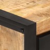Meuble TV 140x30x40 cm Bois de manguier brut 