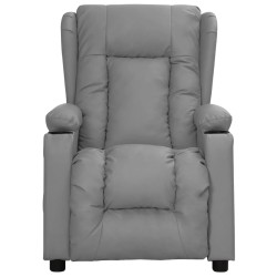 Fauteuil Gris Similicuir 