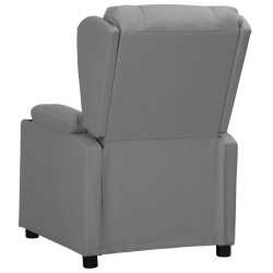 Fauteuil Gris Similicuir 