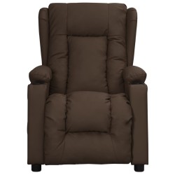 Fauteuil Marron Similicuir 