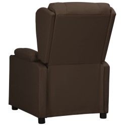 Fauteuil Marron Similicuir 