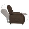 Fauteuil Marron Similicuir 