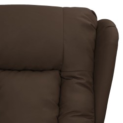 Fauteuil Marron Similicuir 