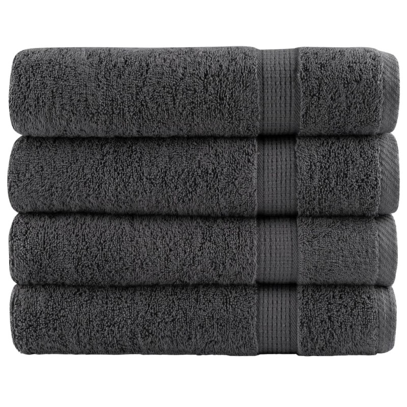 Essuie-mains de qualité supérieure SOLUND 4 pcs anthracite 