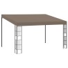 Belvédère mural 4x3 m Taupe Tissu 