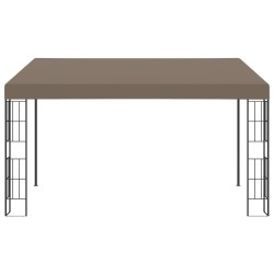 Belvédère mural 4x3 m Taupe Tissu 