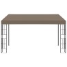 Belvédère mural 4x3 m Taupe Tissu 