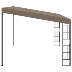 Belvédère mural 4x3 m Taupe Tissu 