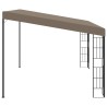 Belvédère mural 4x3 m Taupe Tissu 