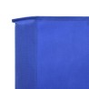 Paravent 3 panneaux Tissu 400 x 80 cm Bleu azuré 