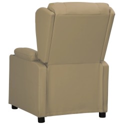 Fauteuil Cappuccino Similicuir 