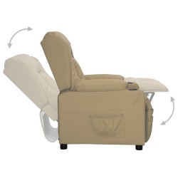 Fauteuil Cappuccino Similicuir 