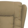 Fauteuil Cappuccino Similicuir 