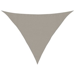 Voile d'ombrage 160 g/m² triangulaire 3,5x3,5x4,9 m PEHD 