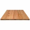 Dessus de table marron clair bois chêne massif rectangulaire 