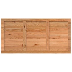 Dessus de table marron clair bois chêne massif rectangulaire 