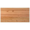 Dessus de table marron clair bois chêne massif rectangulaire 