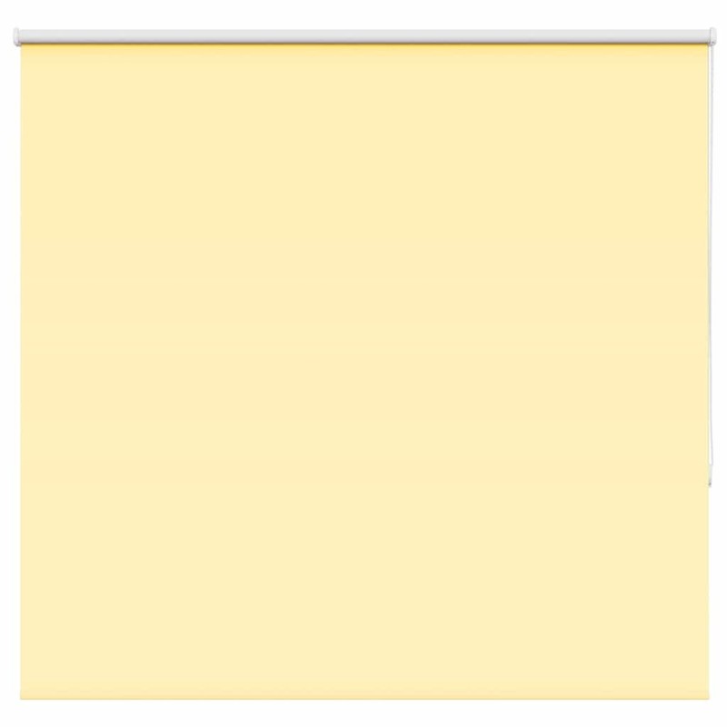 Store enrouleur occultant jaune largeur du tissu 141,6 cm 