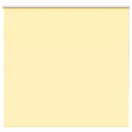 Store enrouleur occultant jaune largeur du tissu 141,6 cm 