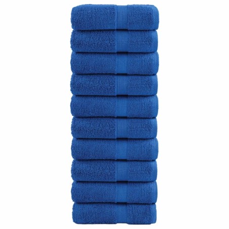 Serviettes de visage de qualité supérieure SOLUND 10 pcs bleu 