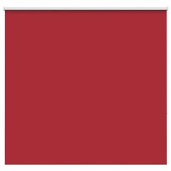 Store enrouleur occultant rouge largeur du tissu 141,6 cm 