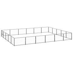 Chenil Noir 30 m² Acier 