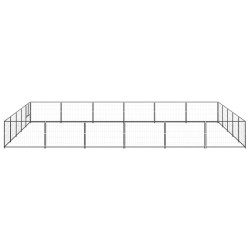 Chenil Noir 30 m² Acier 