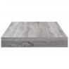 Étagères murales 4 pcs sonoma gris 40x10x1,5 cm bois ingénierie 