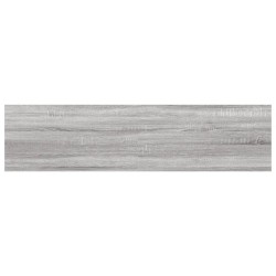 Étagères murales 4 pcs sonoma gris 40x10x1,5 cm bois ingénierie 