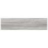 Étagères murales 4 pcs sonoma gris 40x10x1,5 cm bois ingénierie 