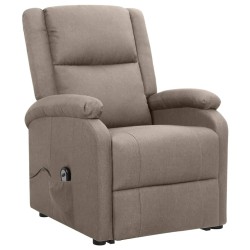 Fauteuil Taupe Tissu 