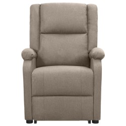 Fauteuil Taupe Tissu 