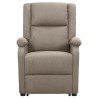 Fauteuil Taupe Tissu 