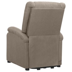Fauteuil Taupe Tissu 