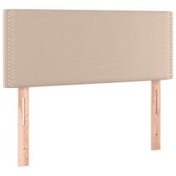Sommier à lattes de lit avec matelas Cappuccino 90x190 cm 
