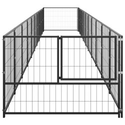 Chenil Noir 10 m² Acier 