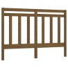 Tête de lit Marron miel 166x4x100 cm Bois massif de pin 