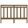 Tête de lit Marron miel 166x4x100 cm Bois massif de pin 