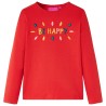 T-shirt enfants à manches longues rouge 140 
