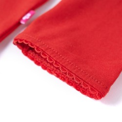 T-shirt enfants à manches longues rouge 140 