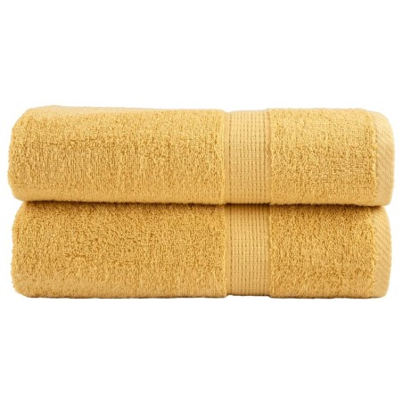 Essuie-mains de qualité supérieure SOLUND 2 pcs doré 600 g/m² 