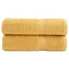 Essuie-mains de qualité supérieure SOLUND 2 pcs doré 600 g/m² 
