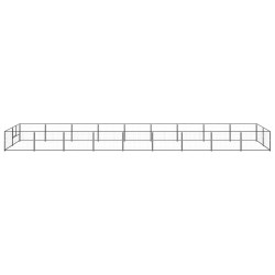 Chenil Noir 18 m² Acier 