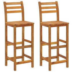 Ensemble de bar 3 pcs Bois d'acacia massif 