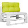 Coussin de palette vert vif 80x40x12 cm tissu 