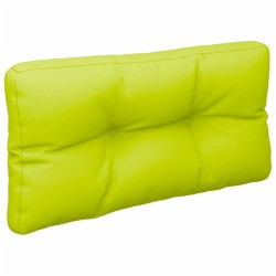 Coussin de palette vert vif 80x40x12 cm tissu 
