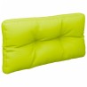 Coussin de palette vert vif 80x40x12 cm tissu 